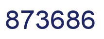 Número 873686 imagen azul