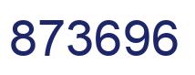 Número 873696 imagen azul