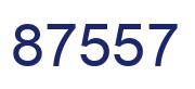 Número 87557 imagen azul