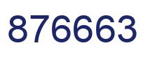 Número 876663 imagen azul