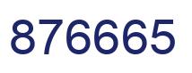 Número 876665 imagen azul