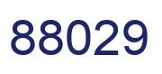 Number 88029 blue image