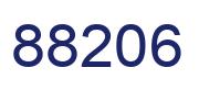 Number 88206 blue image