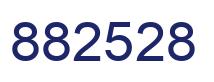 Number 882528 blue image