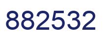 Number 882532 blue image