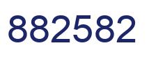 Number 882582 blue image