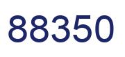 Número 88350 imagen azul