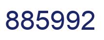 Number 885992 blue image