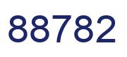 Número 88782 imagen azul