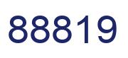 Number 88819 blue image