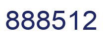 Number 888512 blue image