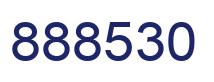 Number 888530 blue image
