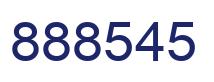 Number 888545 blue image