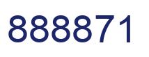 Number 888871 blue image