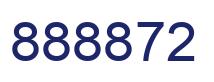 Number 888872 blue image
