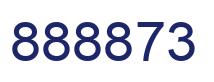 Number 888873 blue image