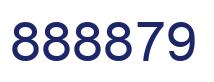 Number 888879 blue image