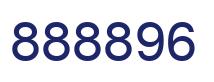 Number 888896 blue image