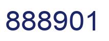 Number 888901 blue image