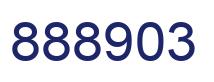 Number 888903 blue image