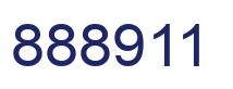 Number 888911 blue image