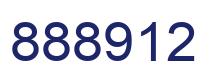 Number 888912 blue image