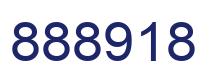 Number 888918 blue image