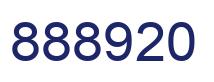 Number 888920 blue image