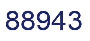 Número 88943 imagen azul