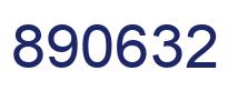 Number 890632 blue image