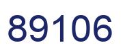 Número 89106 imagen azul