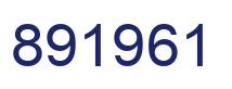 Número 891961 imagen azul