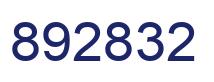 Number 892832 blue image