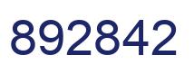 Número 892842 imagen azul