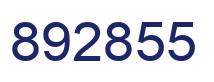Number 892855 blue image