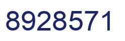 Number 8928571 blue image