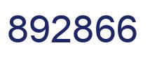 Number 892866 blue image