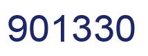 Número 901330 imagen azul