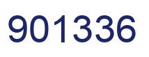 Number 901336 blue image