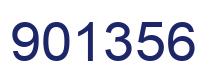 Number 901356 blue image