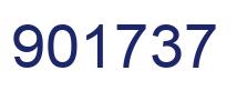 Number 901737 blue image