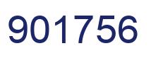 Número 901756 imagen azul