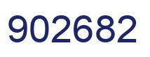 Number 902682 blue image