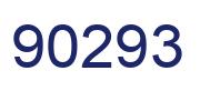 Number 90293 blue image