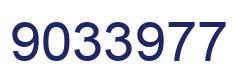 Number 9033977 blue image