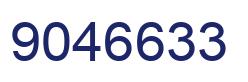 Number 9046633 blue image