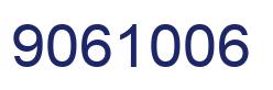 Number 9061006 blue image