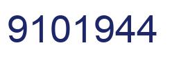 Number 9101944 blue image
