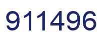 Number 911496 blue image