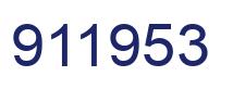 Number 911953 blue image